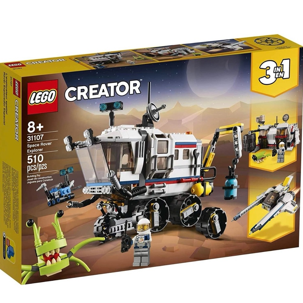 Lego Creator Space Rover Explorer - White, Black, Yellow, Blue, Red
